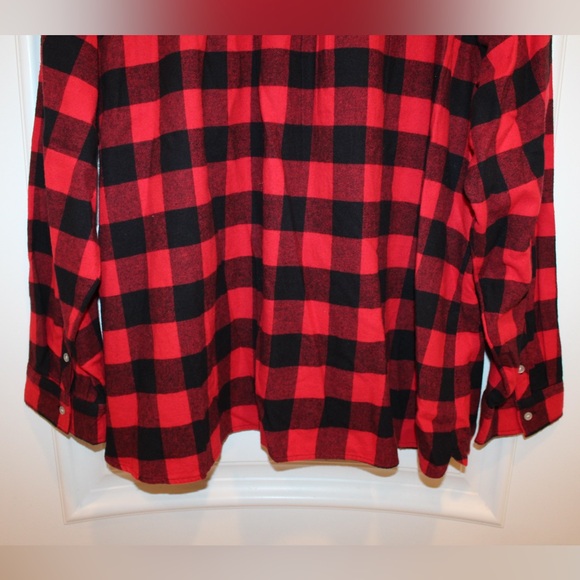 Croft & Barrow Buffalo plaid flannel shirt (women’s 3X) (NWT) - Picture 6 of 10